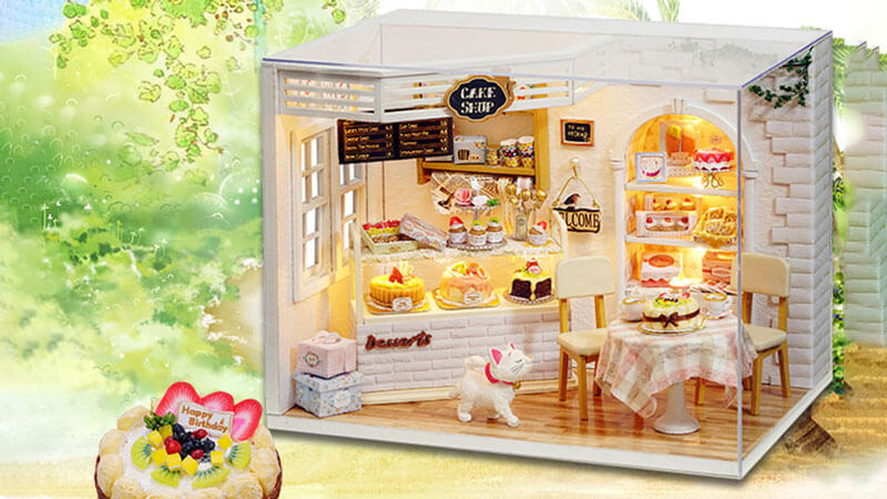 Amy's Cake Diary DIY Miniature Dollhouse_Description_1