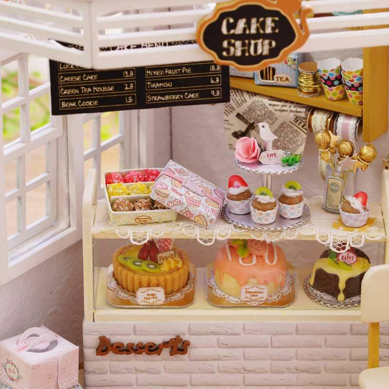 Amy's Cake Diary DIY Miniature Dollhouse_Description_3