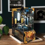 Automotive Workshop Book Nook Miniature Dollhouse_4