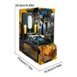 Automotive Workshop Book Nook Miniature Dollhouse_5
