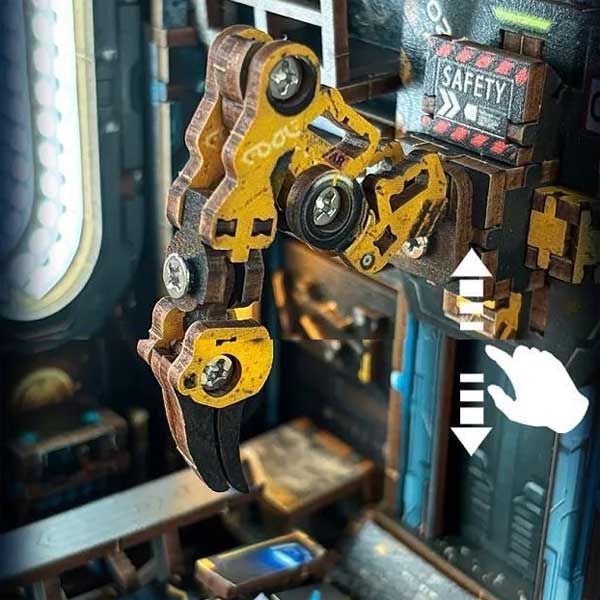 Automotive Workshop Book Nook Miniature Dollhouse_Description_2