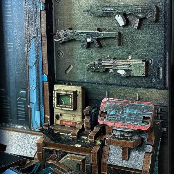 Automotive Workshop Book Nook Miniature Dollhouse_Description_3