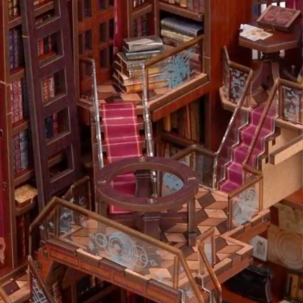 Beyond Library Book Nook Miniature Dollhouse_Description_7