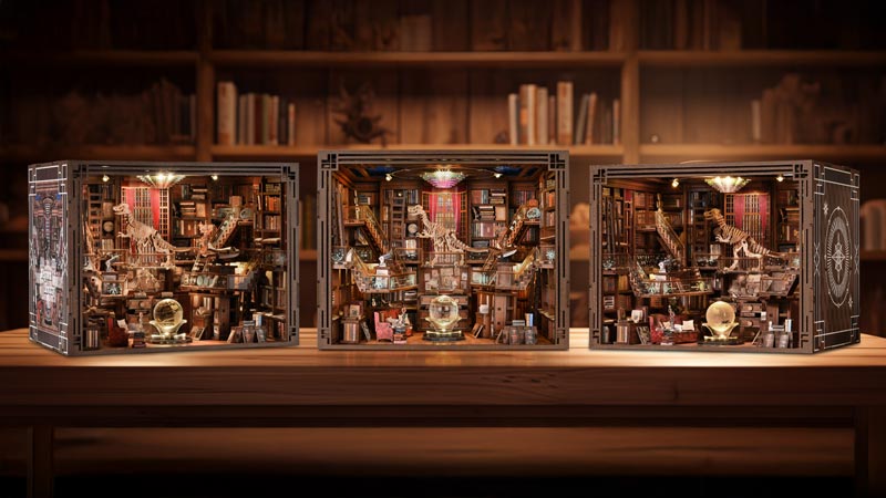 Beyond Library Book Nook Miniature Dollhouse_Max_Description_1