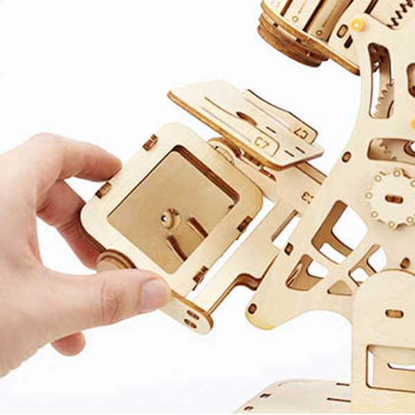 Biological Microscope 3D Wooden Puzzle_Description_3