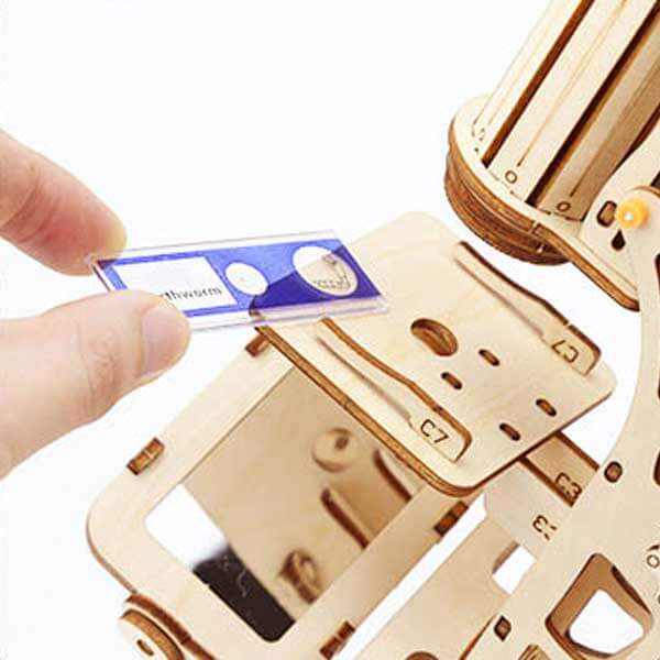 Biological Microscope 3D Wooden Puzzle_Description_5