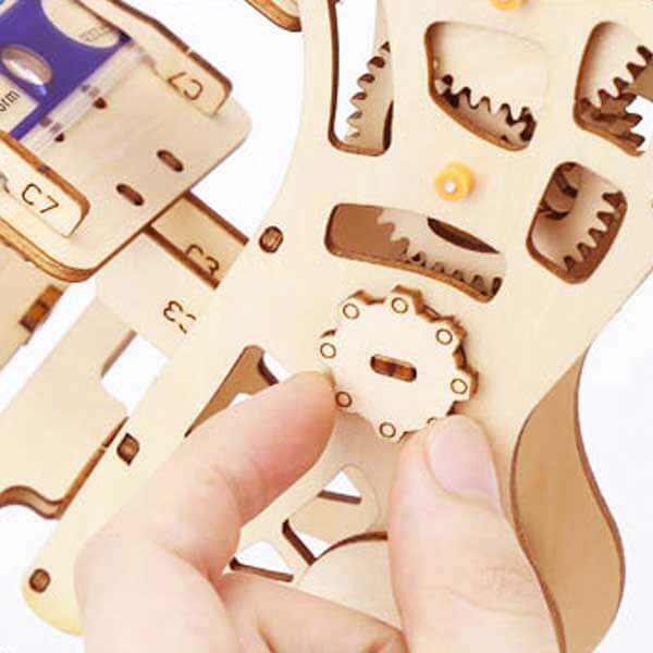 Biological Microscope 3D Wooden Puzzle_Description_6