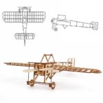 Bleriot XI Model Plane 3D Wooden Puzzle_4