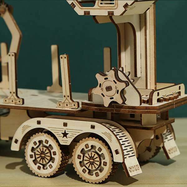 Crane 3D Wooden Puzzle Model_Description_3