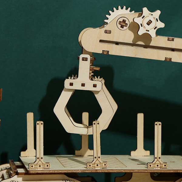 Crane 3D Wooden Puzzle Model_Description_4