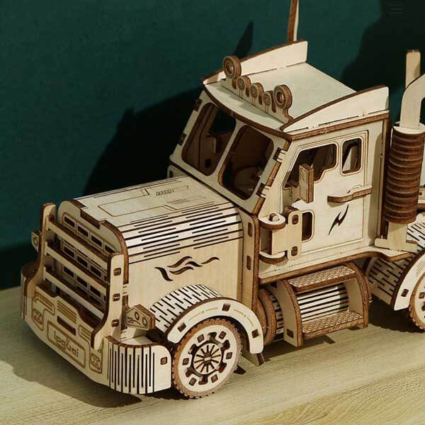 Crane 3D Wooden Puzzle Model_Description_5