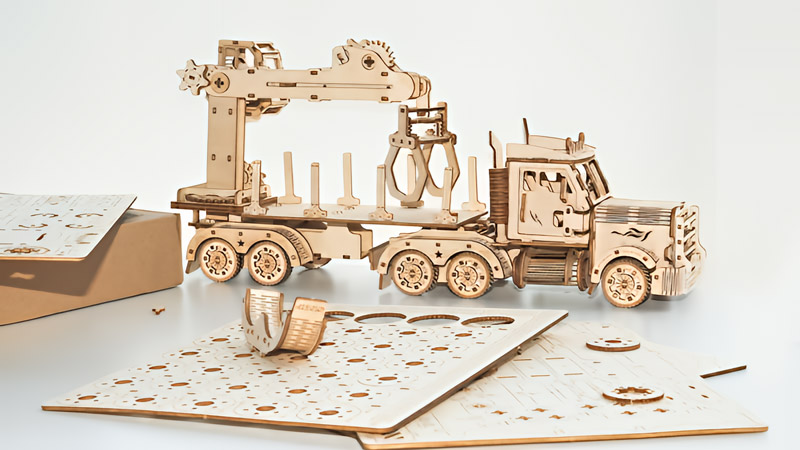 Crane Model 3D Wooden Puzzle_Description_2