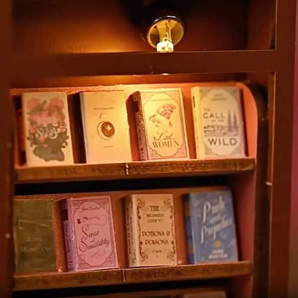 Dannie's Bookstore DIY Miniature Dollhouse_Description_6