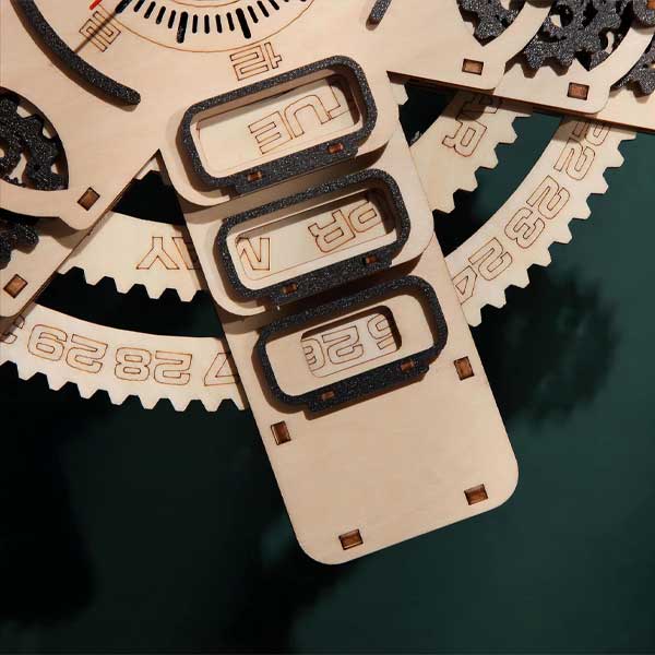 Dioramas Wall Clock 3D Wooden Puzzle_Description_2