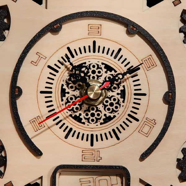 Dioramas Wall Clock 3D Wooden Puzzle_Description_3