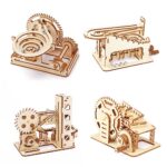 Easy Maze Ball Marble Run Series 3D Wooden Puzzle_1