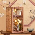 Elegant Party Book Nook Miniature Dollhouse_3