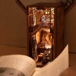 Elegant Party Book Nook Miniature Dollhouse_5