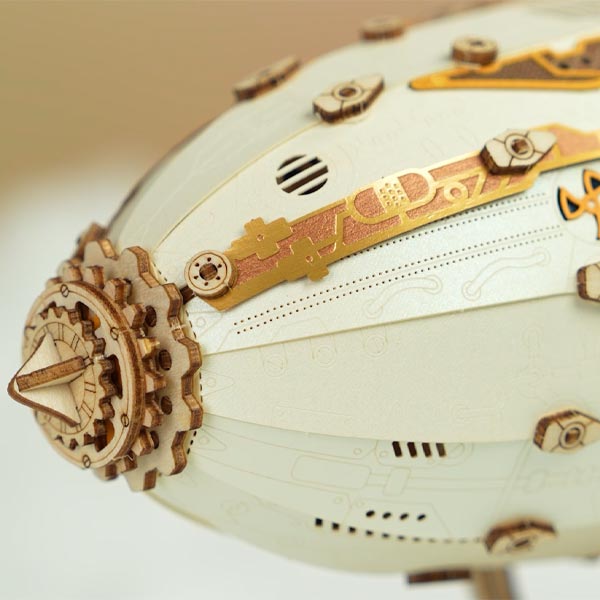 Fantasy Steampunk Airship 3D Wooden Puzzle_Description_3_1