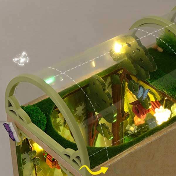 Firefly Forest Book Nook Miniature Dollhouse_Description_6