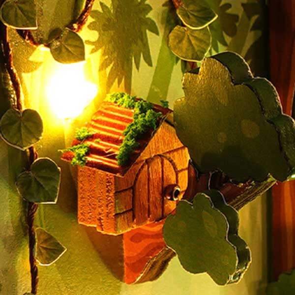 Firefly Forest Book Nook Miniature Dollhouse_Description_7