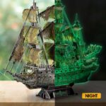 Flying Dutchman Ship 3D Paper Puzzle_10