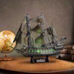Flying Dutchman Ship 3D Paper Puzzle_2
