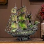 Flying Dutchman Ship 3D Paper Puzzle_3