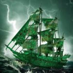 Flying Dutchman Ship 3D Paper Puzzle_6
