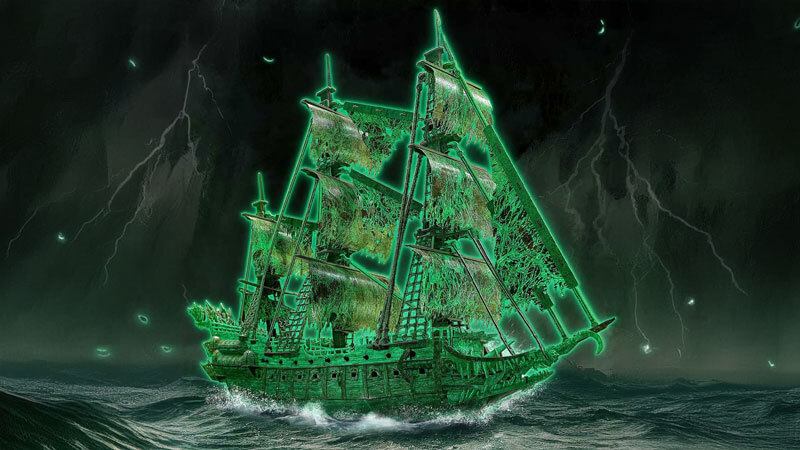 Flying Dutchman Ship 3D Paper Puzzle_Description_2