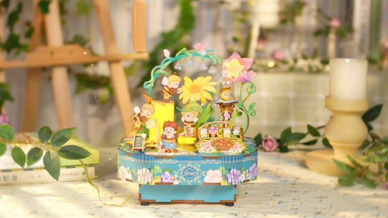 Garden Time Music Box 3D Wooden Puzzle_Description_2