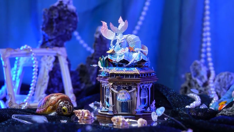 Goddess of the Sea Jewelry Box 3D Puzzle_Description_1