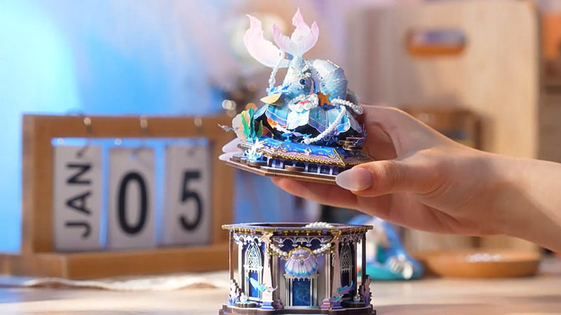 Goddess of the Sea Jewelry Box 3D Puzzle_Description_2