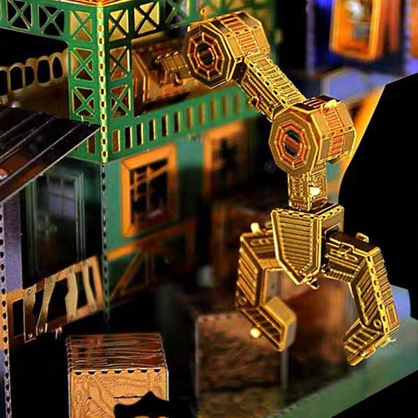 Halloween Science Monster House 3D Metal Puzzle_Description_5