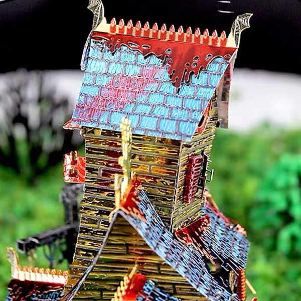Halloween Vampire House 3D Metal Puzzle_Description_3
