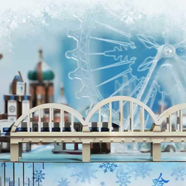 Ice and Snow World Music Box 3D Wooden Puzzle_Description_5