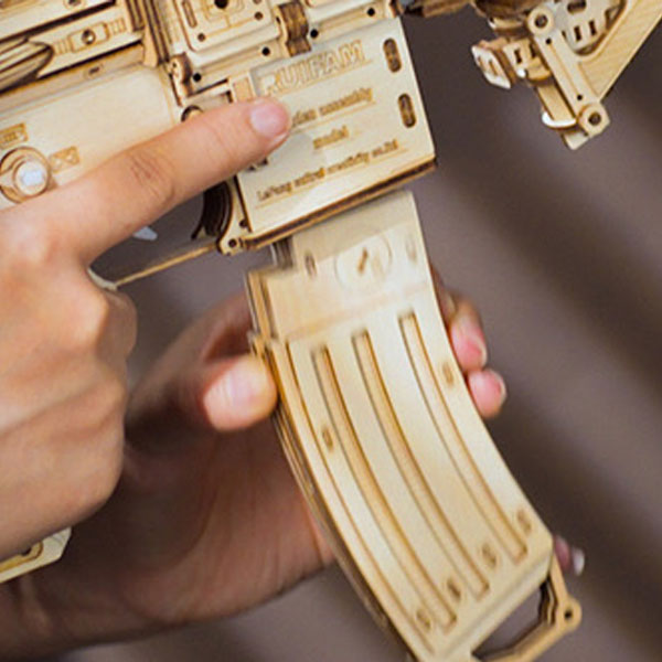 M416 Assault Rifle 3D Wooden Puzzle_Description_1_4