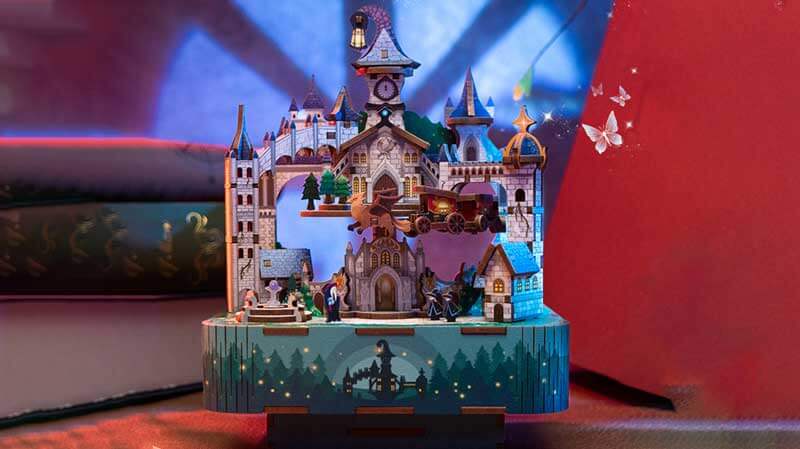 Magic Castle Music Box 3D Wooden Puzzle_Description_1