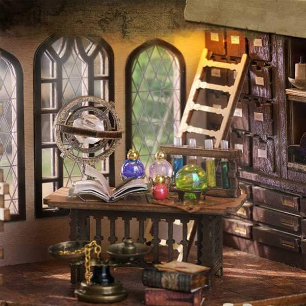 Magic Flower House Rooftop DIY Miniature Dollhouse_Description_3