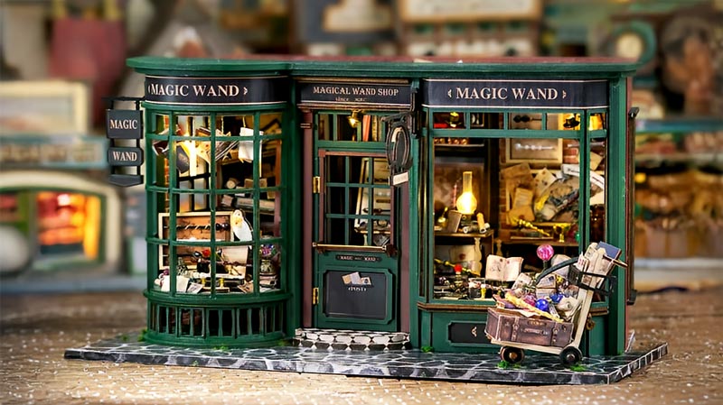 Magic Wand Shop DIY Miniature Dollhouse_Description_1