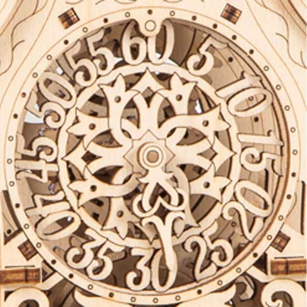 Mechanical Gear Clock 3D Wooden Puzzle_Description_2