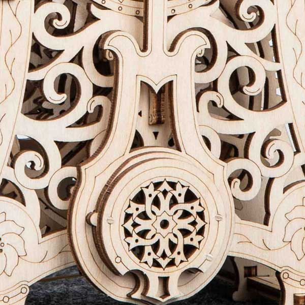 Mechanical Gear Clock 3D Wooden Puzzle_Description_4