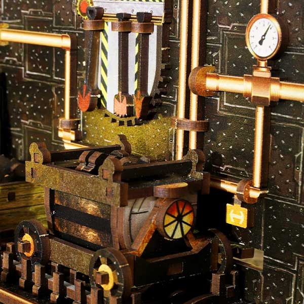 Mechanical Rhythm Book Nook Miniature Dollhouse_Description_7