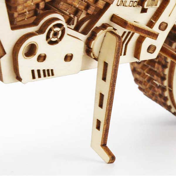 Motorcycle Model 3D Wooden Puzzle_Description_3