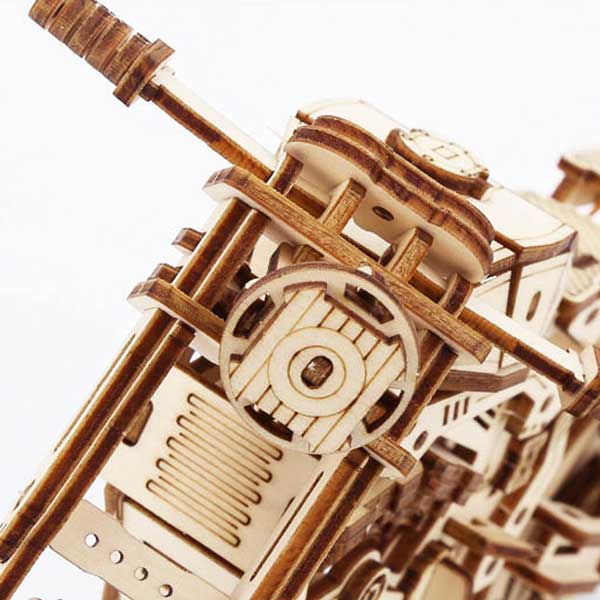 Motorcycle Model 3D Wooden Puzzle_Description_4