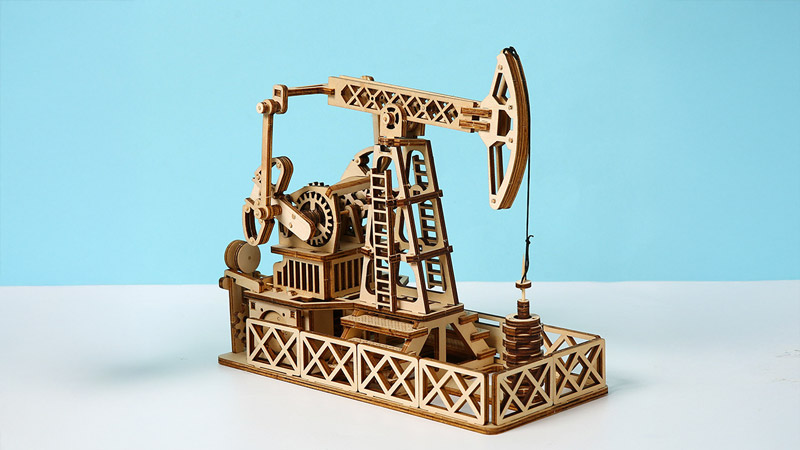 Oil Derrick Rig 3D Wooden Puzzle_Description_1