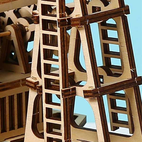 Oil Derrick Rig 3D Wooden Puzzle_Description_2