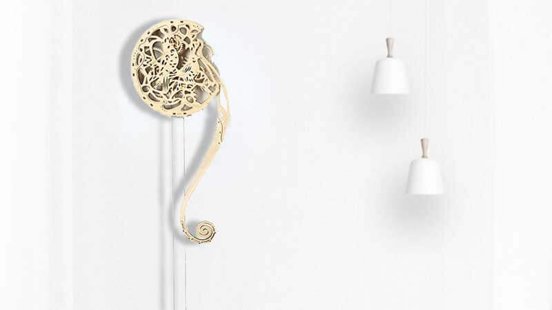 Pendulum Wall Clock 3D Wooden Puzzle_Description_1
