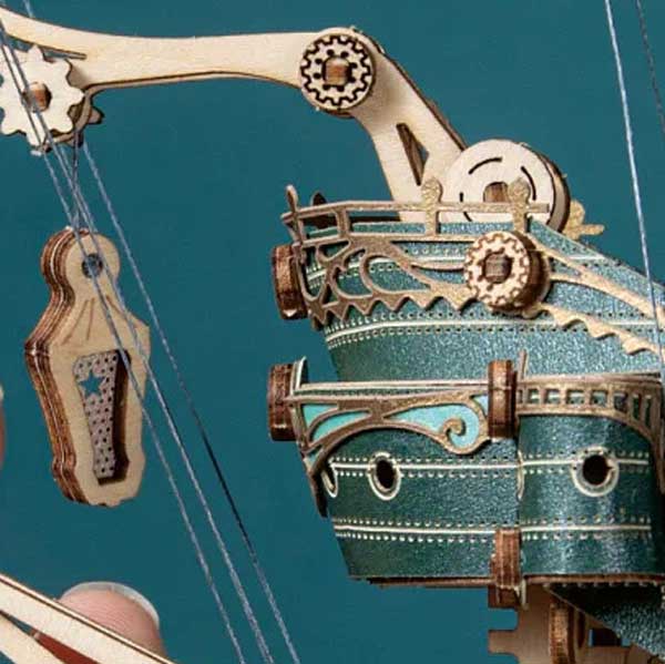 Pirate Ship of the Future 3D Wooden Puzzle_Description_5