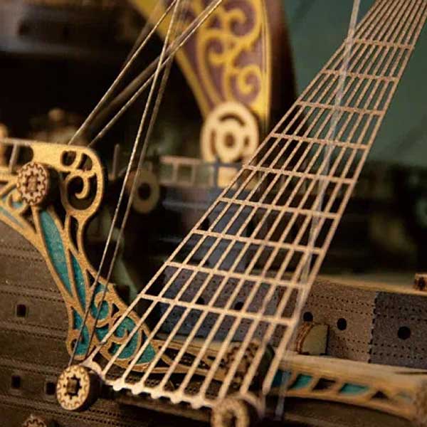 Pirate Ship of the Future 3D Wooden Puzzle_Description_7
